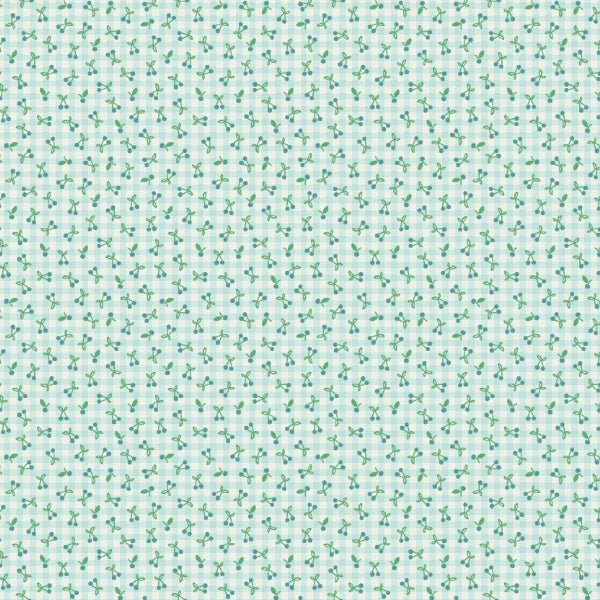 Poppie Cotton - FH25969 Teal - Grandma&