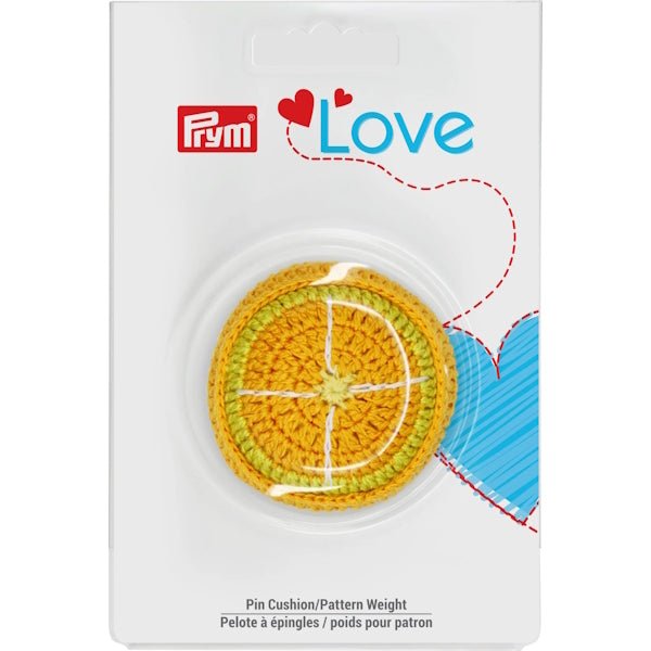 Prym - Fruit Pin Cushion & Pattern Weight - Grandma's Attic Quilting