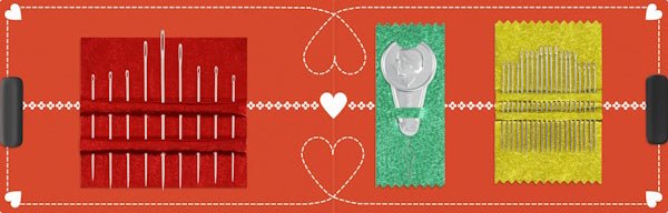 Prym - Needle Card with Threader - Grandma&