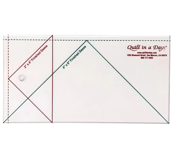 Quilt in a Day - Large Flying Geese Ruler - Grandma's Attic Quilting
