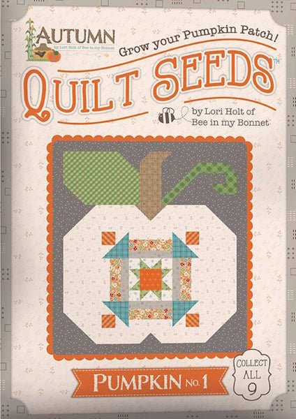 Quilt Seeds - Autumn Pumpkin #1 - Grandma's Attic Quilting