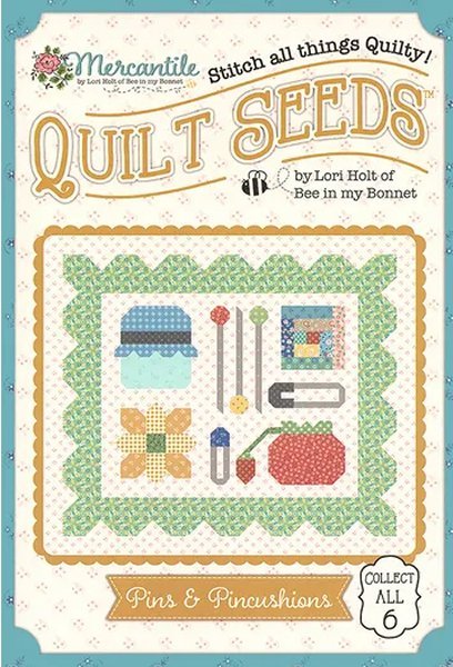 Quilt Seeds - Mercantile Pins and Pincushions - Grandma's Attic Quilting