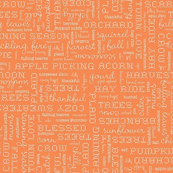Riley Blake - C14667 Pumpkin - Grandma's Attic Quilting