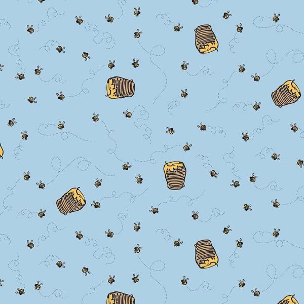Riley Blake - C17004 Blue - Grandma's Attic Quilting