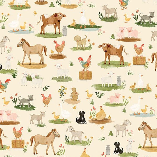 Riley Blake - C17941 Cream - Grandma&