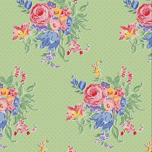 Riley Blake - C18090 Green - Grandma's Attic Quilting
