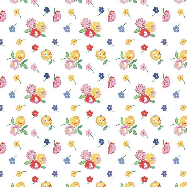 Riley Blake - C18092 White - Grandma's Attic Quilting