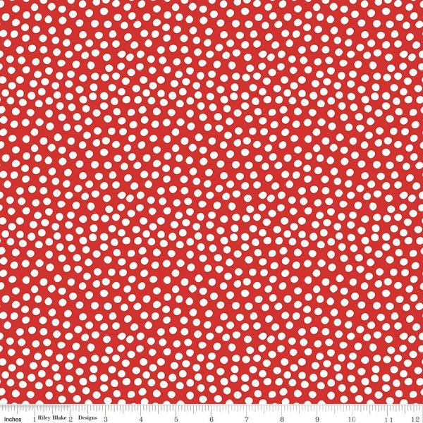 Riley Blake - C18096 Red - Grandma's Attic Quilting