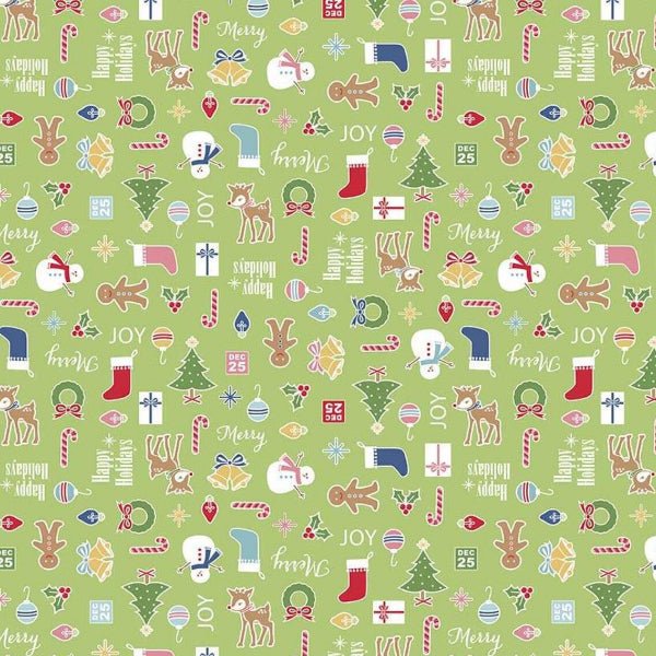Riley Blake - C5360 Green - Grandma's Attic Quilting