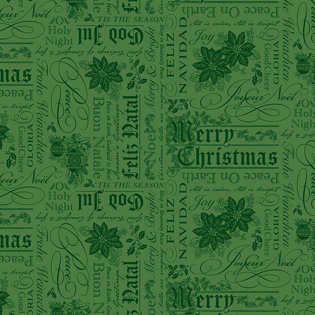 Riley Blake - CF17632 Green - Grandma's Attic Quilting