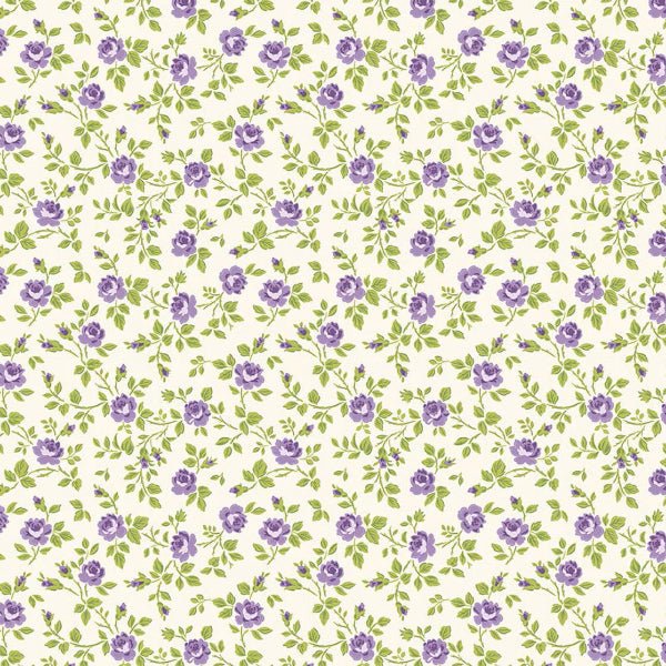 Riley Blake - CPL16832 Cream - Grandma's Attic Quilting