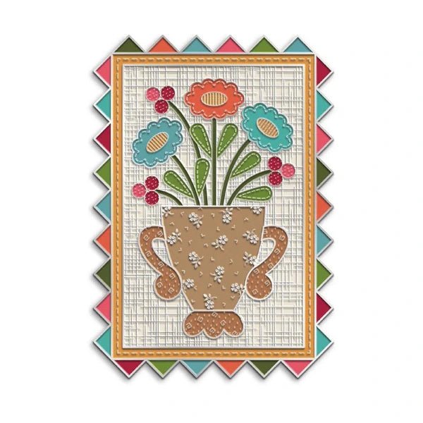 Riley Blake - Needle Minder Flower Vase ST-50215 - Grandma's Attic Quilting