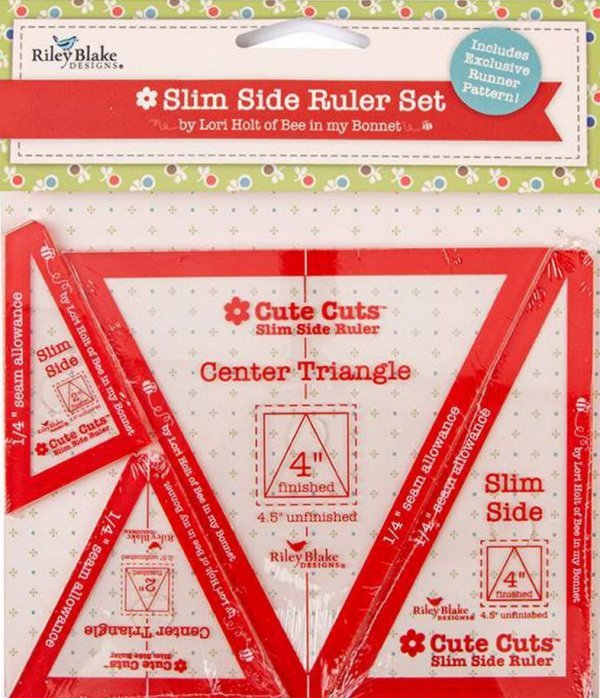 Riley Blake - Slim Slide Ruler Set - Grandma's Attic Quilting