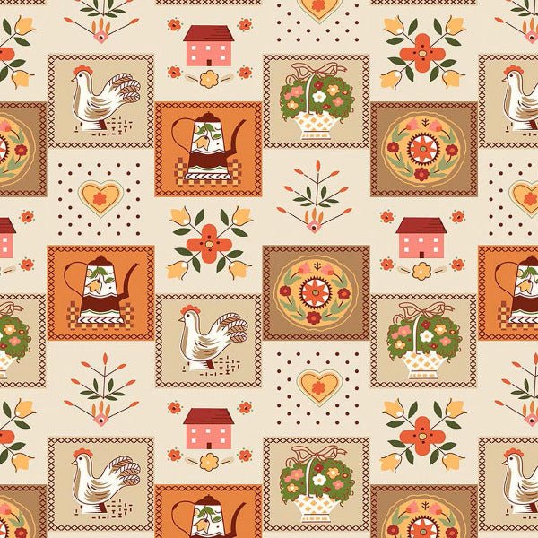 Riley Blake - WB17801 Linen - Grandma's Attic Quilting