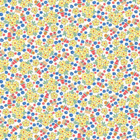 RJR Fabrics - 6110-SY3 Sunny Yellow - Grandma's Attic Quilting