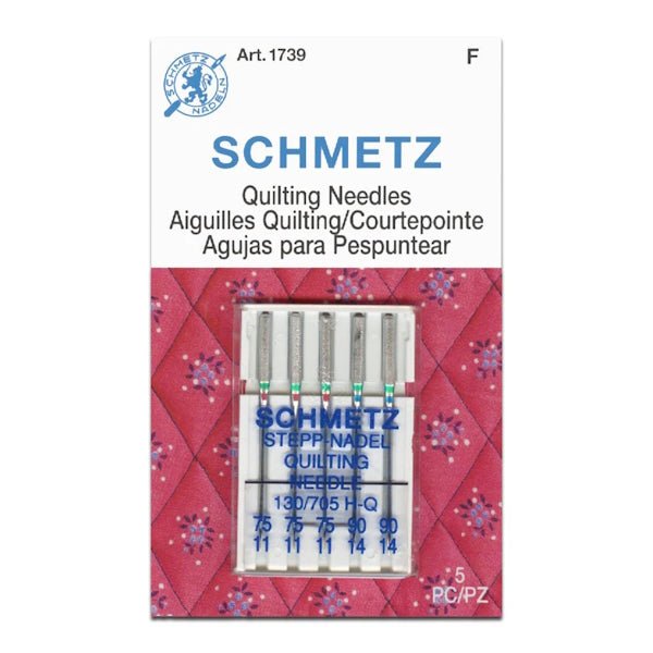 Schmetz - Quilting Needles 75/11 &amp; 90/14 - Grandma&