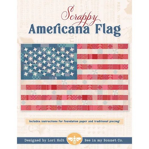 Scrappy Americana Flag - Grandma&