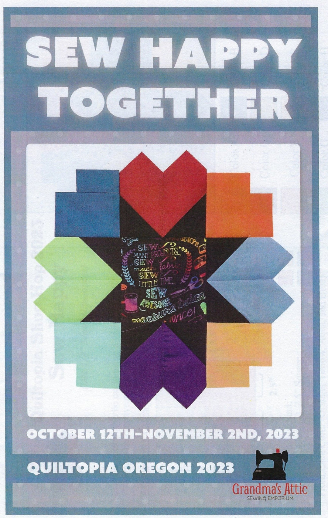 Sew Happy Together - Quilt Block Kit - Grandma&