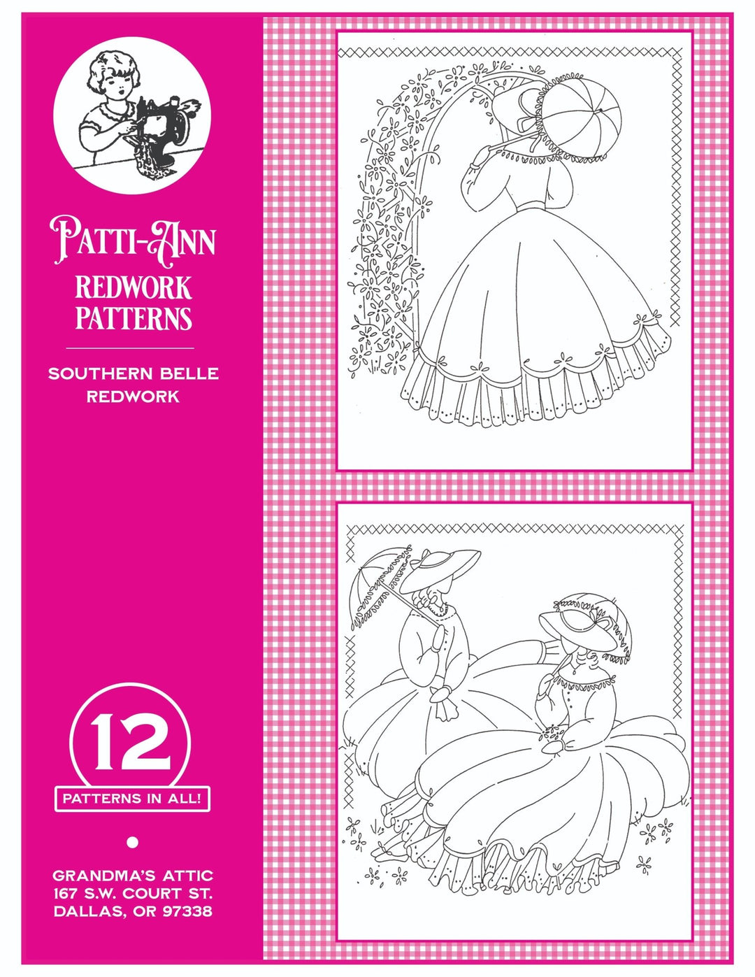 Southern Belle Iron on Transfers & Pattern - Grandma's Attic Quilting
