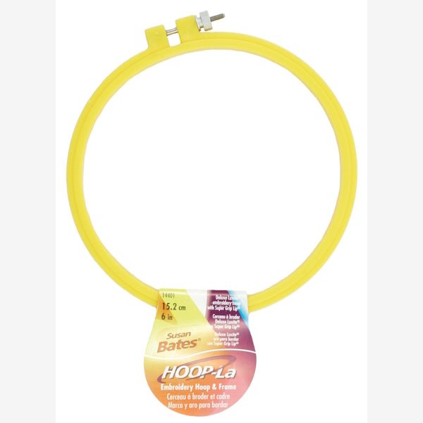 Susan Bates - 6 Inch Plastic Embroidery Hoop - Grandma&