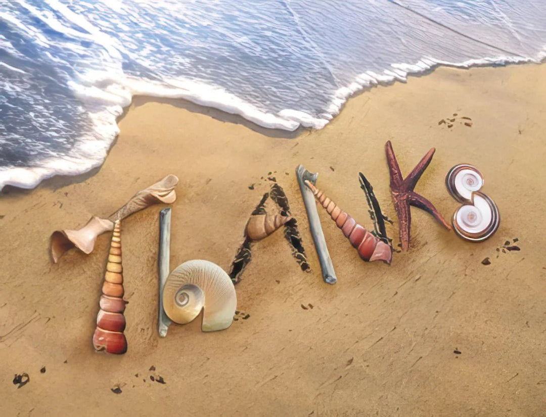 Thanks in Seashells - Grandma&