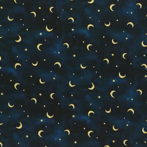 Timeless Treasures - CD3243 Navy - Grandma's Attic Quilting