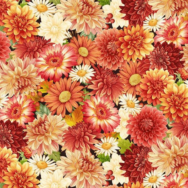 Timeless Treasures - CD3514 Harvest - Grandma's Attic Quilting