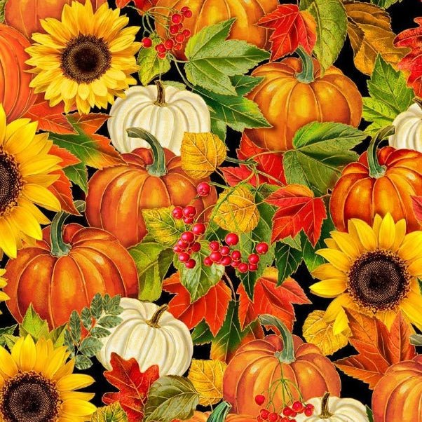 Timeless Treasures - CM2801 Autumn - Grandma's Attic Quilting