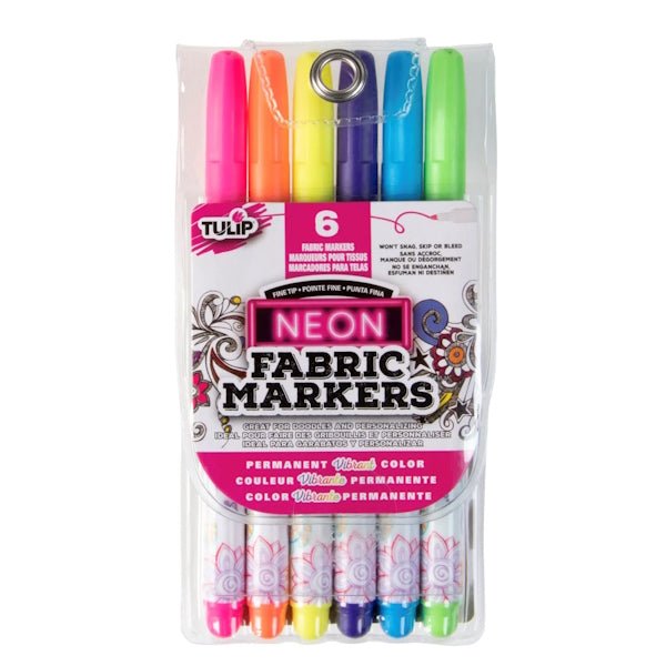 Tulip - Neon Permanent Fabric Markers - Grandma's Attic Quilting