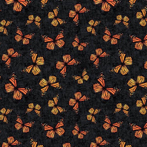 Wilmington Prints - 28656 998 Black - Grandma's Attic Quilting