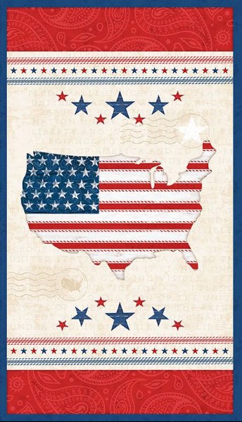 Wilmington Prints - 49359 234 Large Panel Multi - Grandma's Attic Quilting