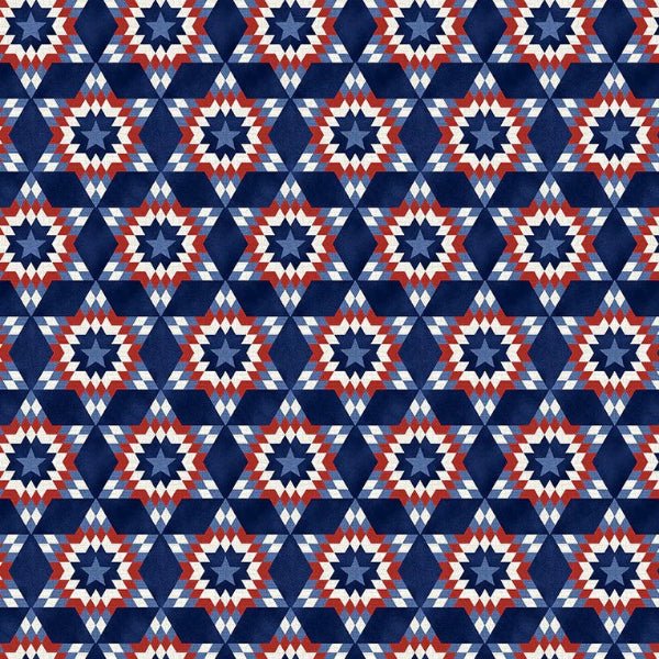 Windham - 55288-4 Navy - Grandma's Attic Quilting