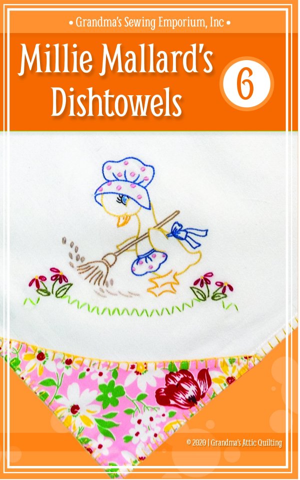 Millie Mallard Dishtowel 