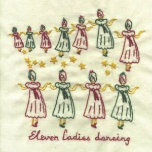 12 Days of Christmas Embroidery Block of the Month Club - Grandma&