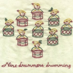 12 Days of Christmas Embroidery Block of the Month Club - Grandma&