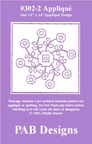 PAB Designs - 302-2 Floral Design