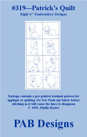 PAB Designs - 319 Patrick’s Quilt