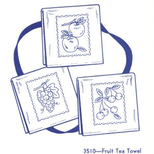 Aunt Martha 3510 - Fruit Tea Towel