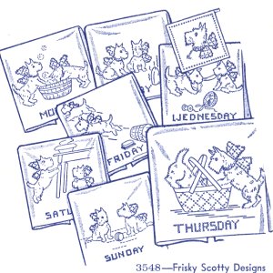 Aunt Martha 3548 - Frisky Scotty Designs