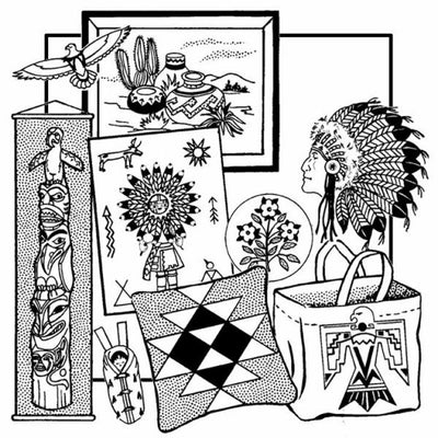 Aunt Martha 3782 - American Indian Designs