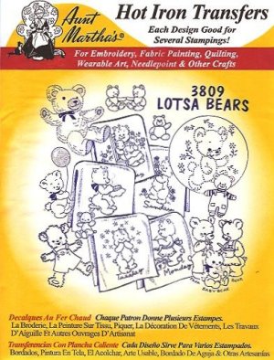 Aunt Martha 3809 - Lotsa Bears
