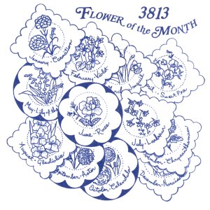 Aunt Martha 3813 - Flower of the Month
