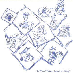 Aunt Martha 9475 - Down Mexico Way
