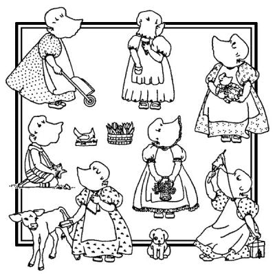 Aunt Martha 3989 - Bonnie Bonnet Too