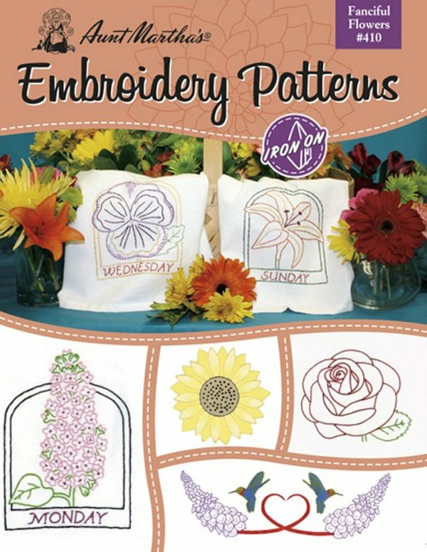 Aunt Martha - #410 Fanciful Flowers