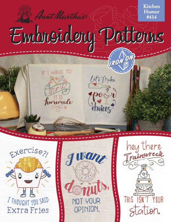  Aunt Martha's 407 Sunbonnet Days Embroidery Transfer Pattern  Book Kit