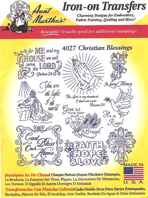 Aunt Martha 4027 - Christian Blessings