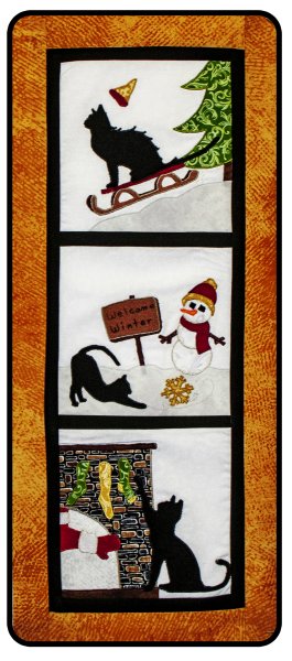 America in Winter Mini Quilt