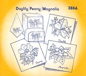 Aunt Martha 3866 - Daylily, Peony, Magnolia