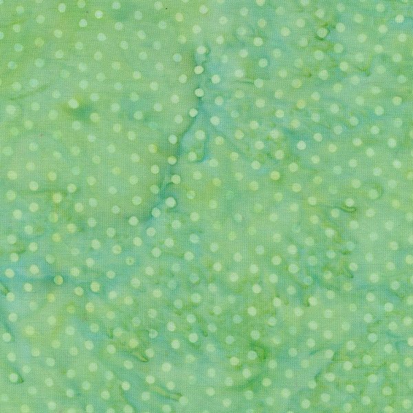 Majestic Batiks - 013 dots Light Green